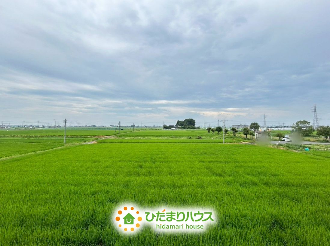 加須市向古河　中古一戸建ての展望|長閑な田園風景が広がるご物件です！気持ちの良い風が吹いてきます♪