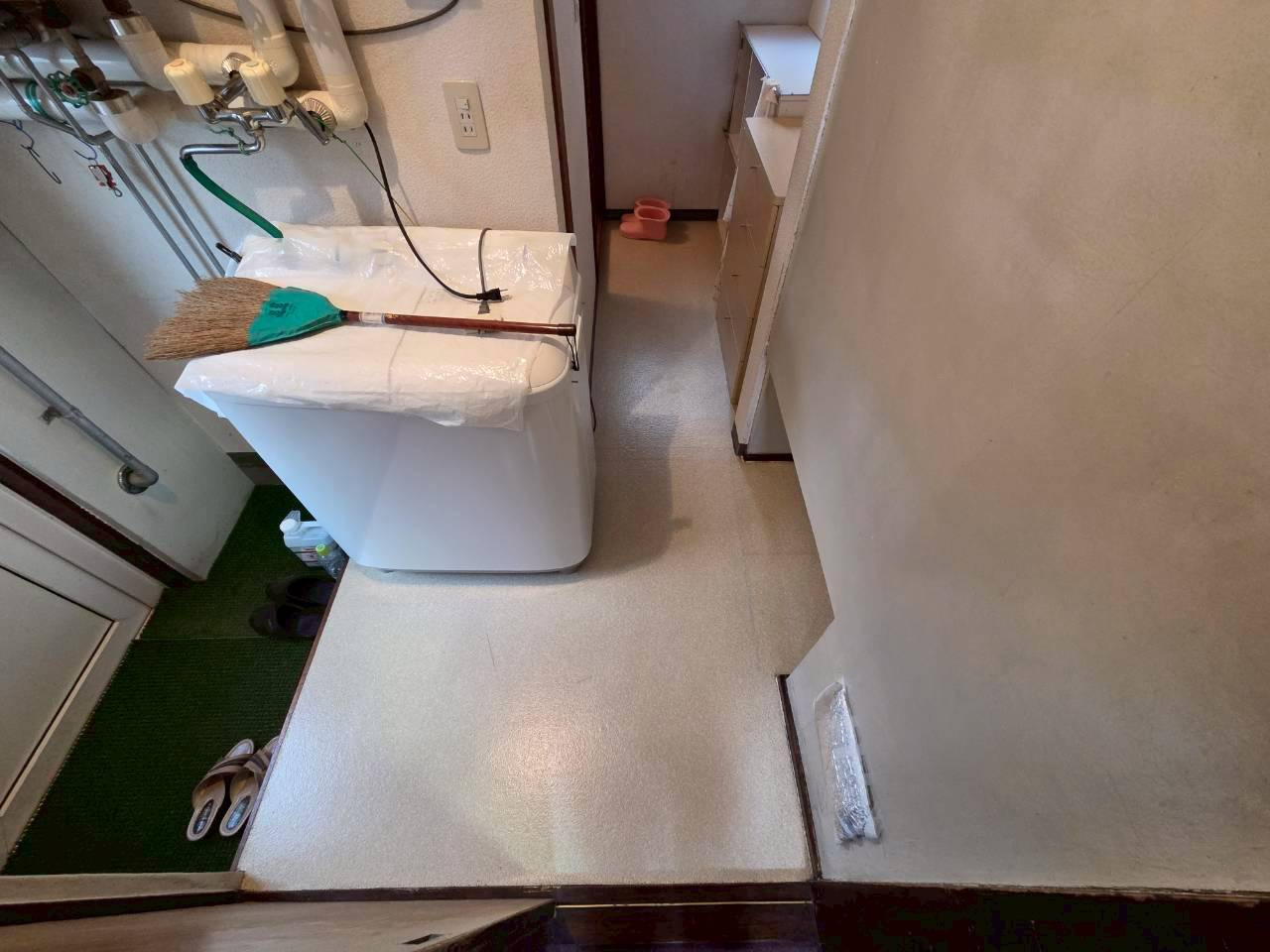 桜ケ岡1丁目　中古住宅のランドリースペース|洗濯機置き場