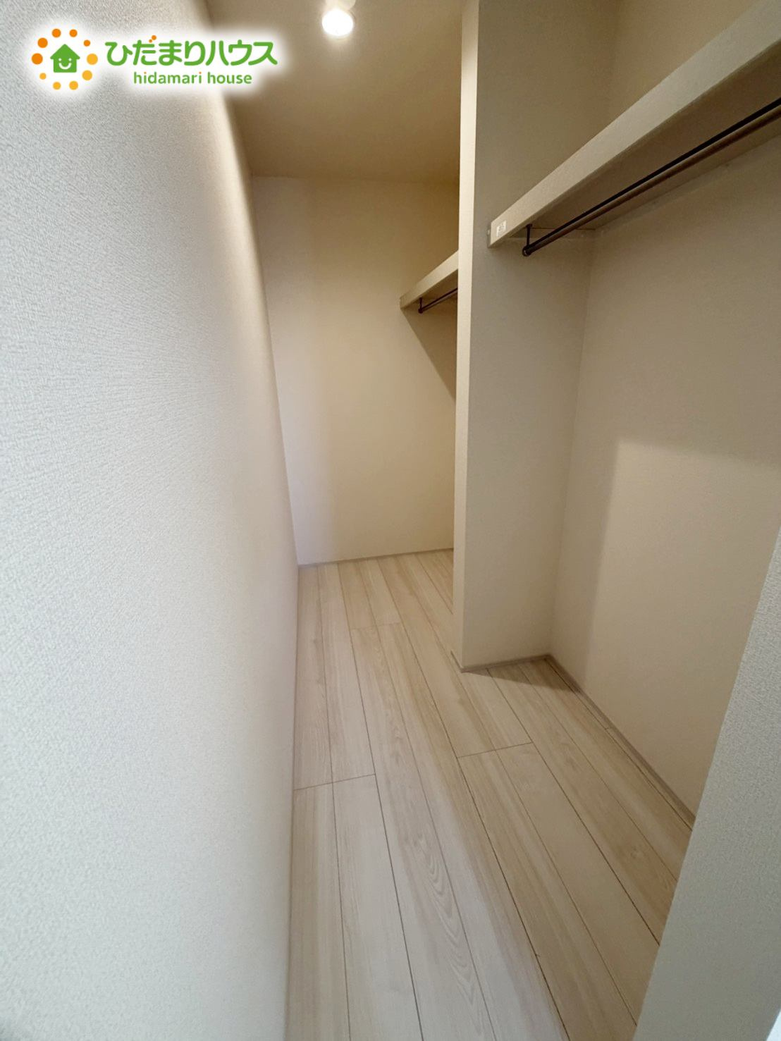 木間ヶ瀬Ⅵ（独立戸建10棟）　新築戸建　9号棟の収納|季節ごとの入れ替え不要、頼もしいＷＩＣ(*^-^*)					
