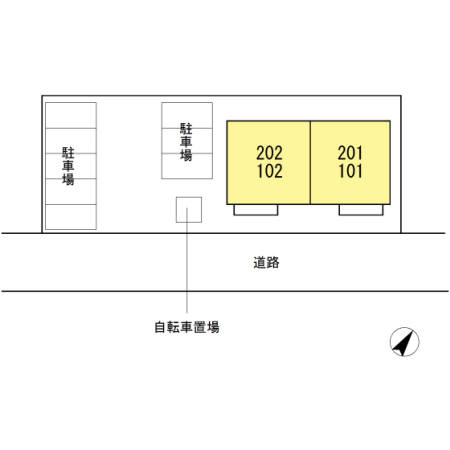 シーキューブの区画図