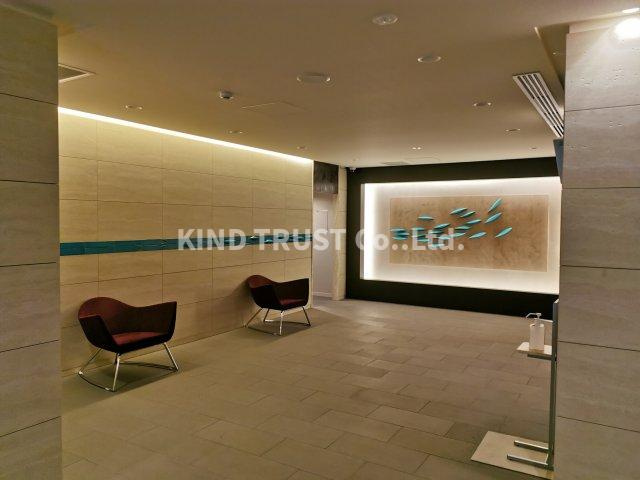 ザ・パークハビオ堂島のロビー|清潔なロビーです