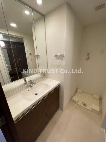 ザ・パークハビオ堂島の洗面所|コンパクトで使いやすい洗面所