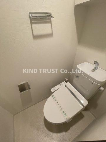 ザ・パークハビオ堂島のトイレ|清潔感のあるトイレです