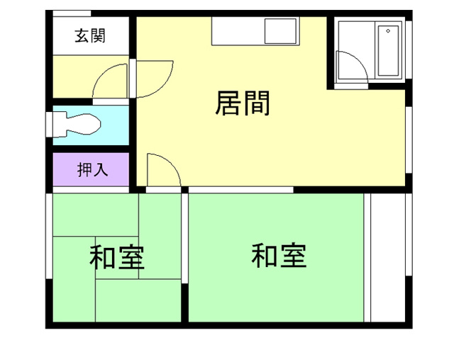 斉藤アパートの間取り