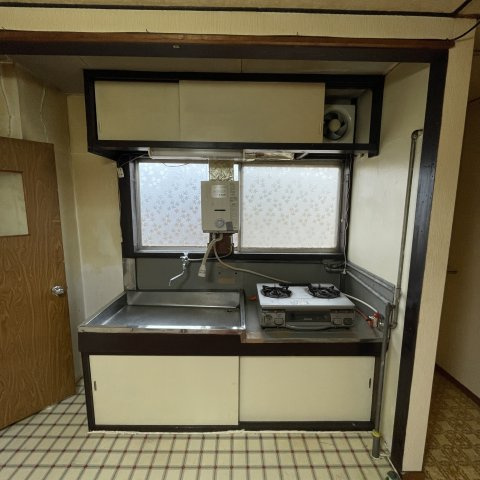 斉藤アパートのキッチン|きれいなキッチンです