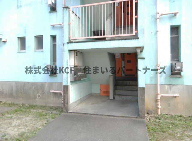 ビレッジハウス城島二号棟のエントランス|毎日通るエントランスはこのようになっています