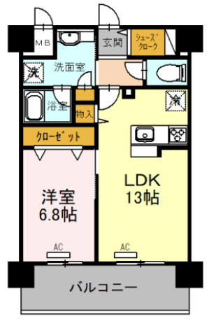 【間取り】 | 幸COURT森ノ宮