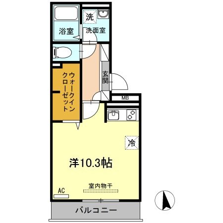 【間取り】 | ウエスト ヴィレッジⅡ A棟