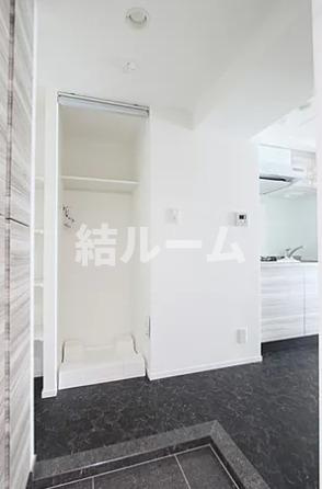 板橋区高島平９丁目の賃貸マンションの玄関