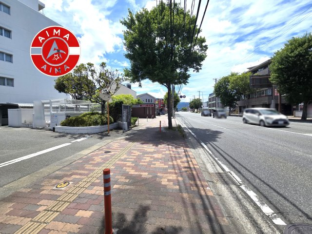 原グリーンハイツの現況写真|前面道路含む現地の写真です。