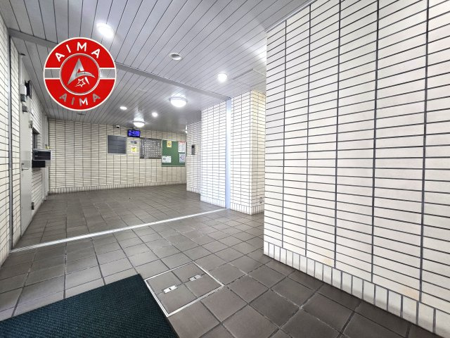 原グリーンハイツのエントランス|ゆとりのあるエントランスです。