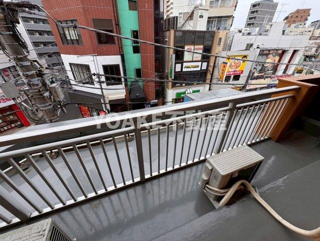 ＡＢハイツのバルコニー