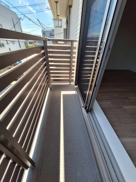 リベルテ鎌倉のバルコニー