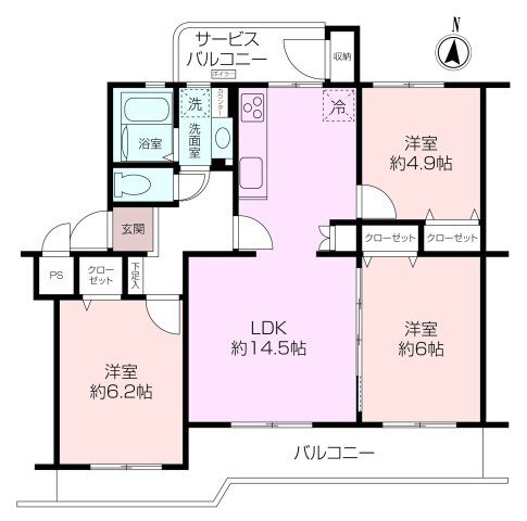 湘南長沢グリーンハイツ7-3号棟の画像