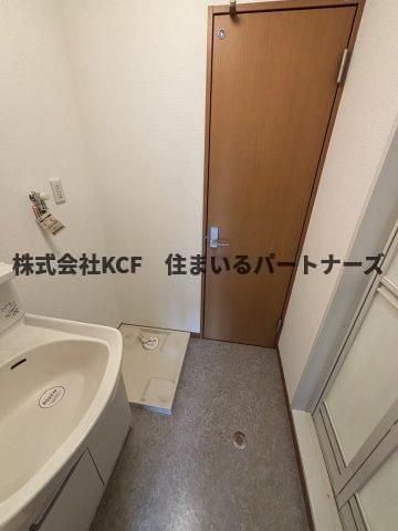 Castle城南の洗面所|スペースが確保できる洗面所です