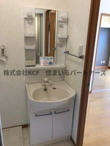 Castle城南の洗面所|ゆったりとスペースのある洗面所