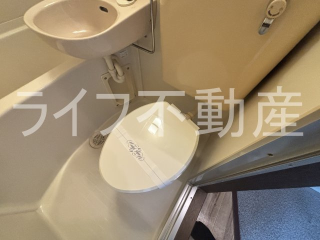 トマトハイツ菱屋西のトイレ|トイレもきれいです