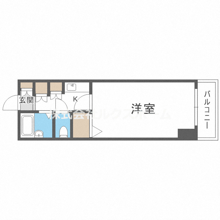 ヴィユーフルーヴⅡの間取り