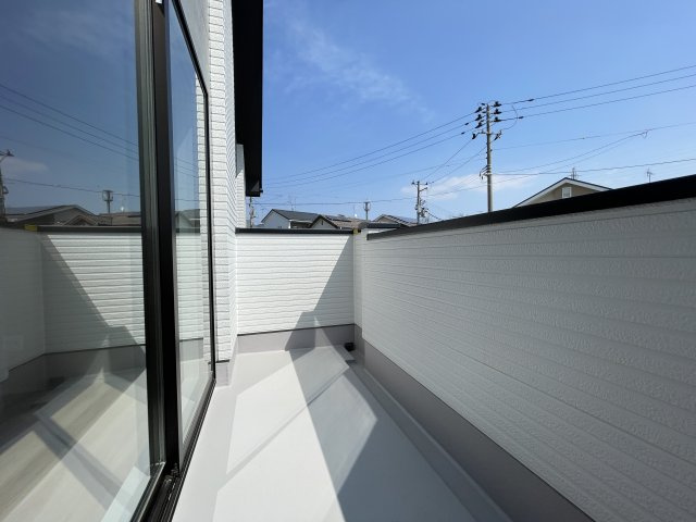 新築戸建・新築建売　郡山市富田町9期　富田小・富田中のバルコニー