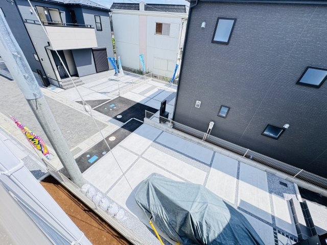 三郷市鷹野４丁目新築戸建【鷹野小学校：9分】の展望|バルコニーより道路側眺望