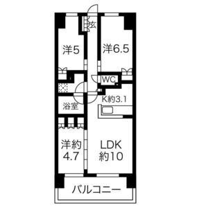 プレミスト神戸ハーバーレジデンスの間取り