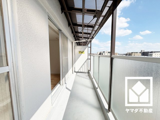 コボリクラスタ西宮北口のバルコニー