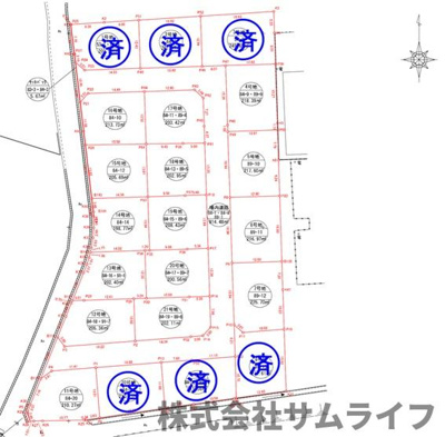 【区画図】 | ガーデンコート若菜18号