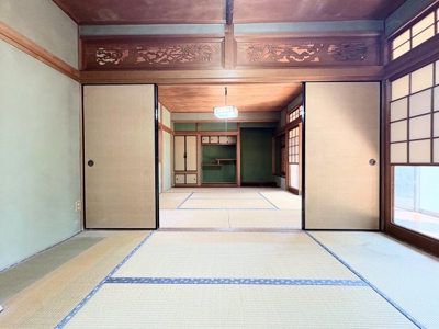 【和室】 | 〇* 庭とアトリエが育てる、四季と暮らす家 〇* 那珂川市別所 | 二間続きの和室
