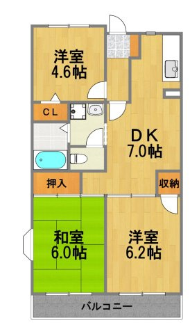 【間取り】 | グレース美堀
