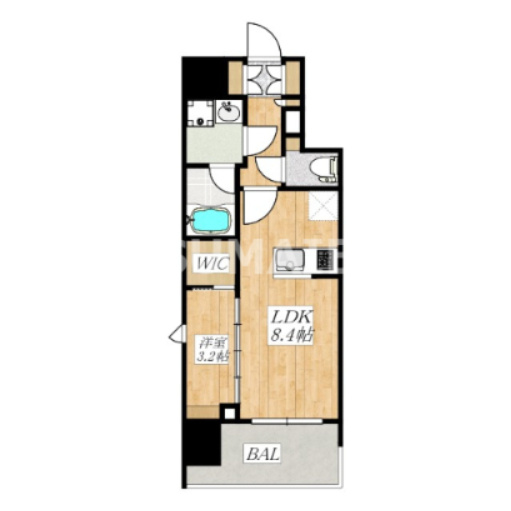 ルフォンプログレ赤羽マークスの間取り|１LDK☆