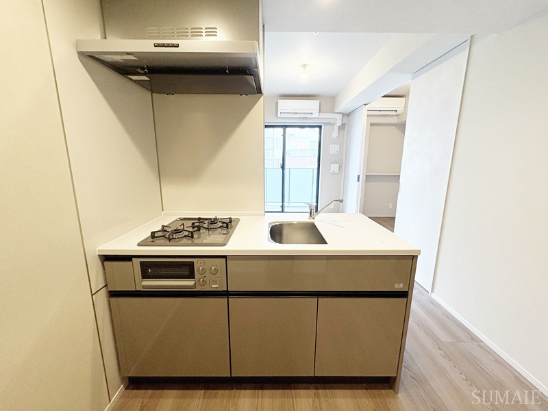 ルフォンプログレ赤羽マークスのキッチン|2口コンログリル付きキッチンです☆