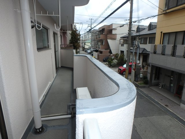 サニーライフ住吉のバルコニー