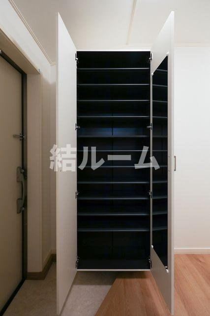 練馬区北町２丁目のアパートの玄関