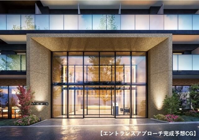 ドゥーエ新横浜のエントランス