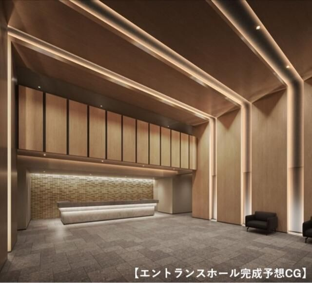 ドゥーエ新横浜のエントランス