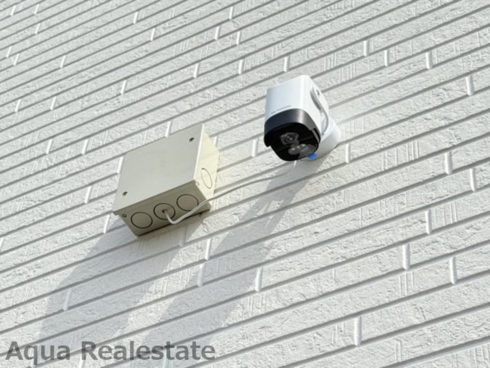 丸亀市原田町の新築一戸建の防犯設備