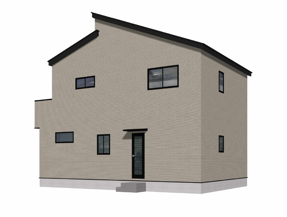 北九州市八幡西区下上津役4丁目3期2号棟の外観パース|外観パースです