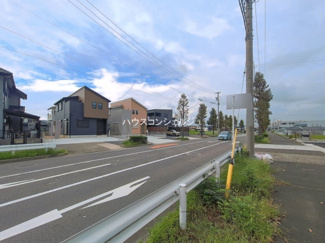 【前面道路含む現地写真】 | 名古屋市港区福田1丁目110-5【仲介手数料無料】新築一戸建て　2号棟