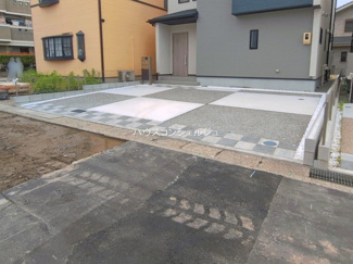 【前面道路含む現地写真】 | 名古屋市港区船頭場2丁目802【仲介手数料無料】新築一戸建て