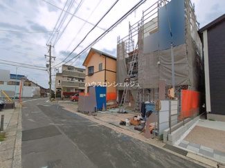 【前面道路含む現地写真】 | 名古屋市港区船頭場2丁目802【仲介手数料無料】新築一戸建て