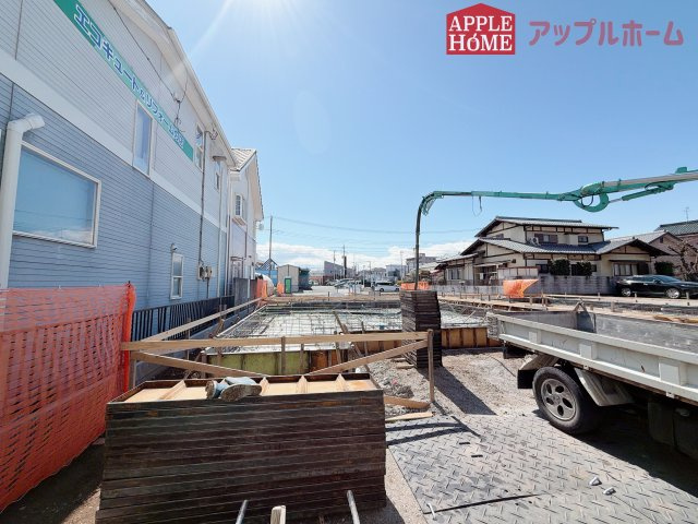 [新築住宅] 深谷市上柴町西1丁目 全4棟の前面道路含む現地写真|3/19　撮影