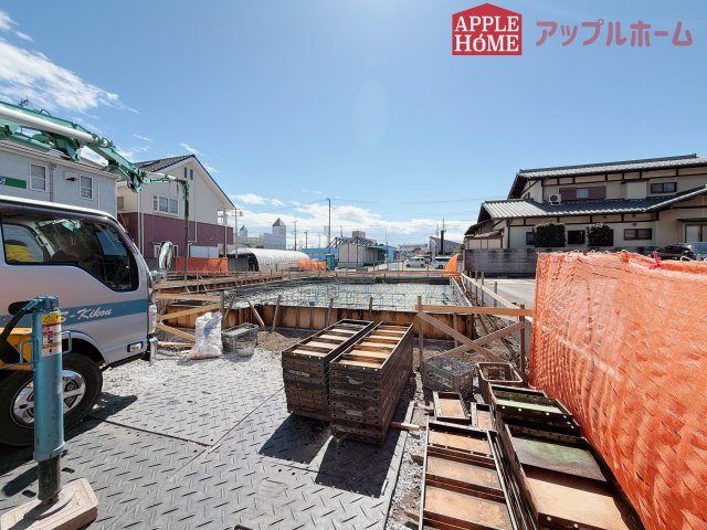 [新築住宅] 深谷市上柴町西1丁目 全4棟の前面道路含む現地写真|3/19　撮影