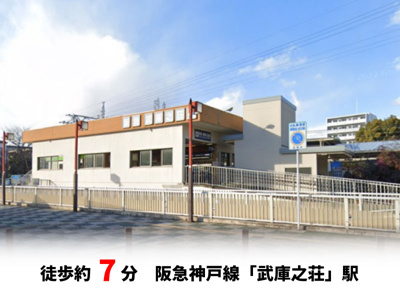 【周辺】 | 尼崎市南武庫之荘3丁目、新築戸建て♪ | 阪急神戸線「武庫之荘」駅　徒歩約7分♪自転車約3分♪