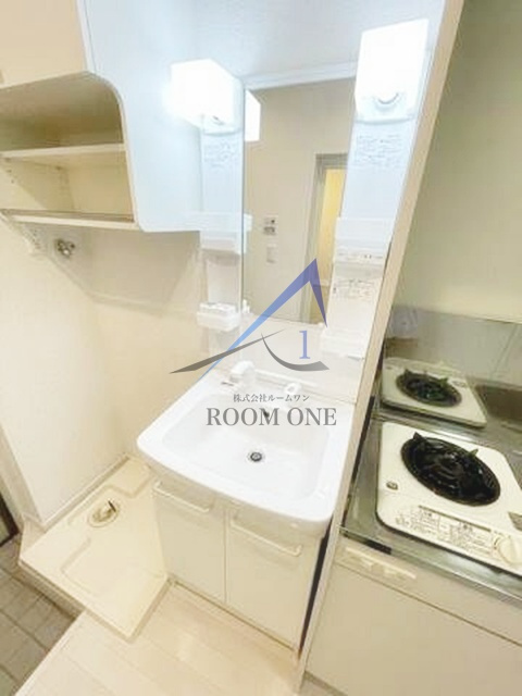 リーヴァレジデンスの洗面所|洗面台です。