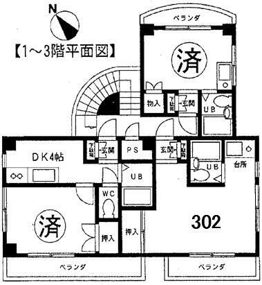 練馬区貫井3丁目のマンションの画像