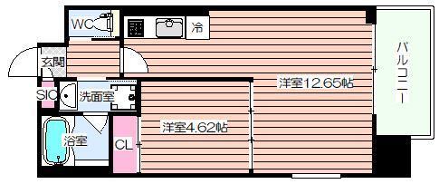 【間取り】 | プレジオ弁天町