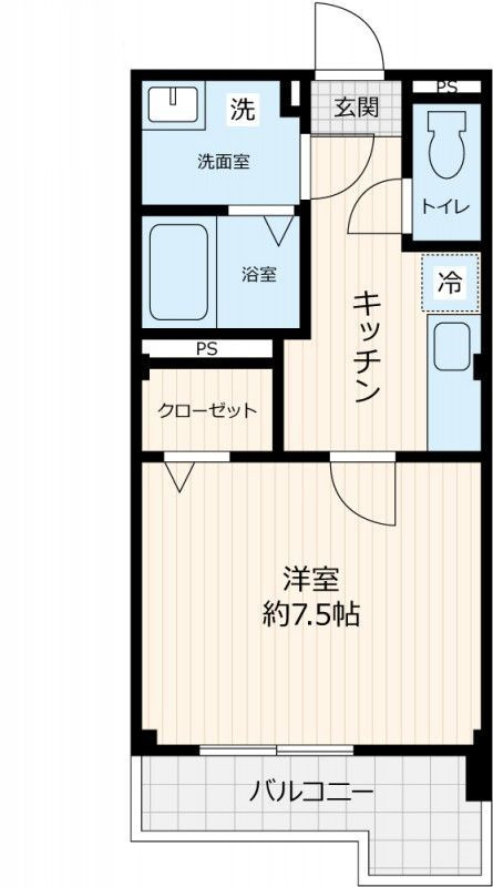 アルフリーベの間取り|間取りです。