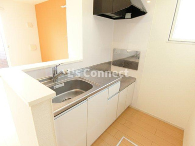 【キッチン】 | ヴィジュラＡ | ２口ガスコンロ設置可能な対面キッチンです。