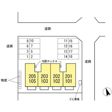 エルミタージュの区画図