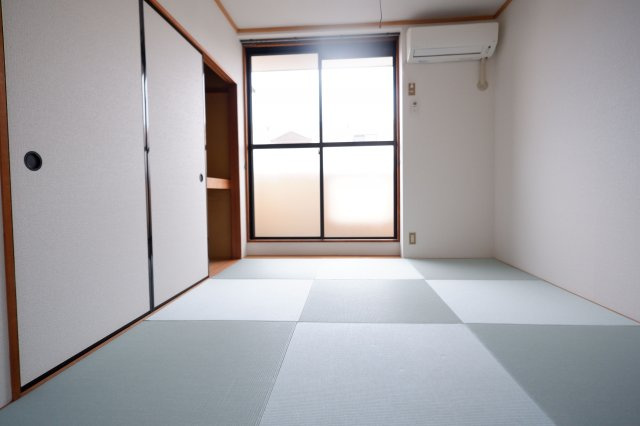 アンビション旭Ｂ棟の和室|清潔感・耐久性の高い畳です